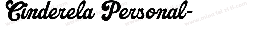 Cinderela Personal字体转换